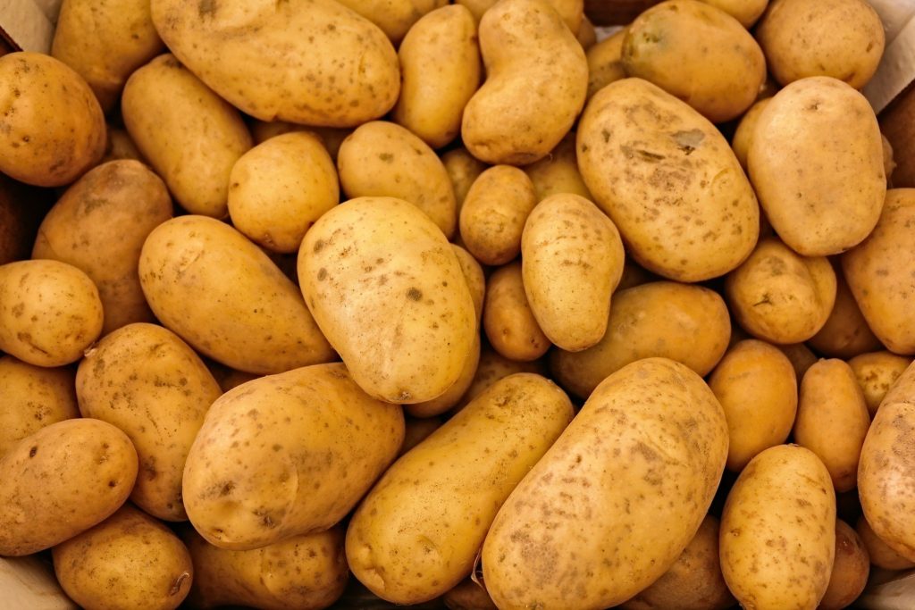 raw potatoes