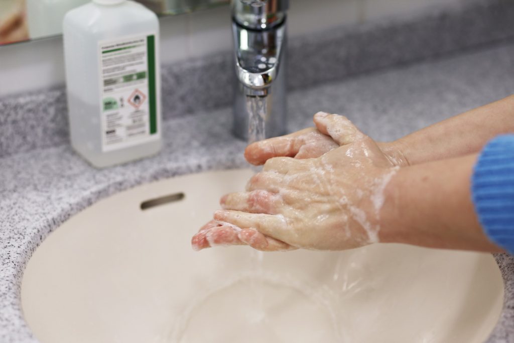 Food Safety at Christmas. Hand Washing