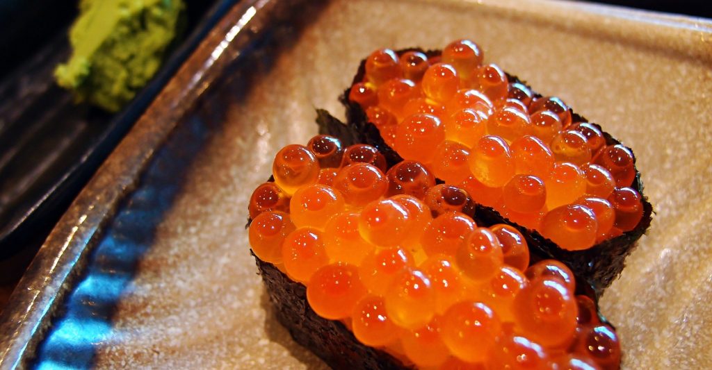 Red caviar (salmon roe)